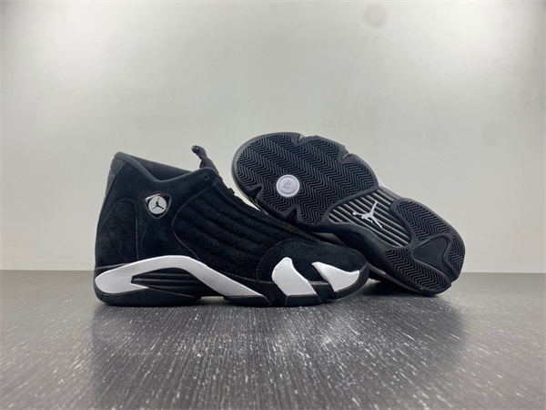 Jordan 14 Retro Black White  487471-016