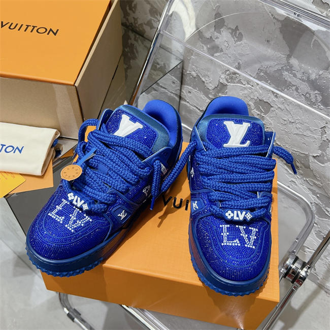Lv Trainer Sneaker 75