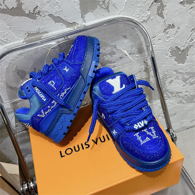 Lv Trainer Sneaker 75