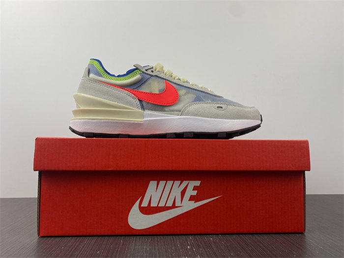 Nike Waffle One Coconut Milk Crimson Royal