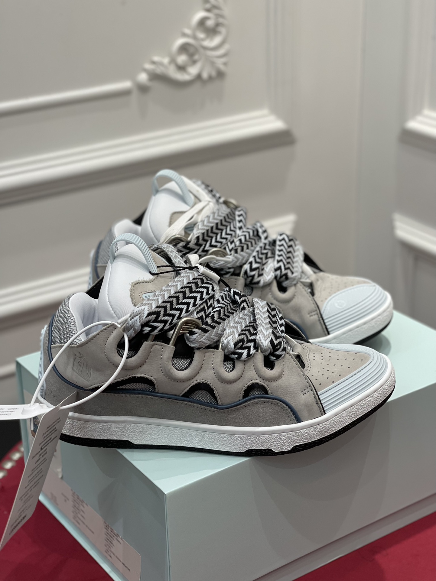 Lanvon Leather CurbGrey Light Blue FM-SKRK11-DWSL-P221220