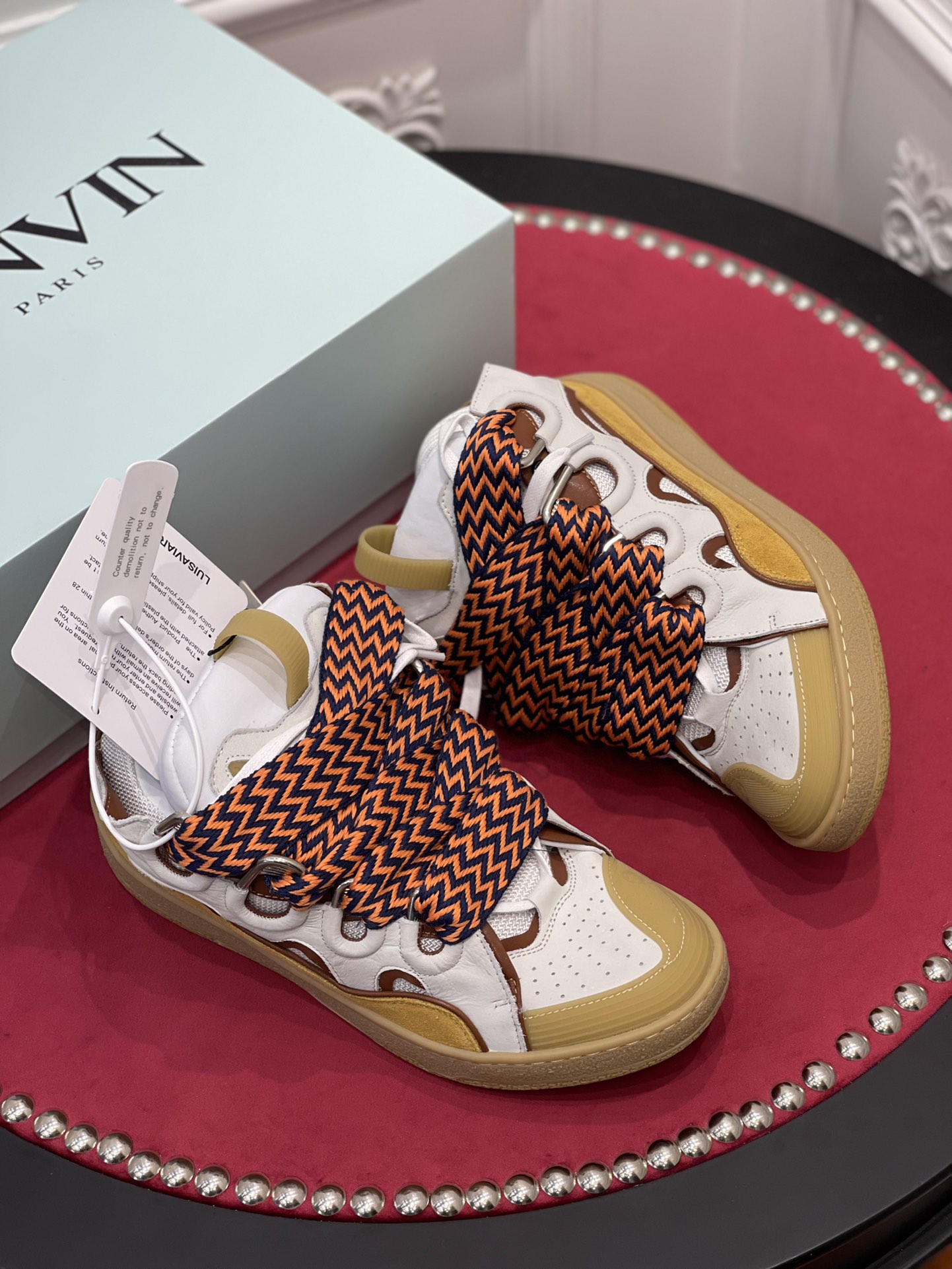 Lanvon Curb Sneaker Beige FM-SKRK11-LIAG-H2105