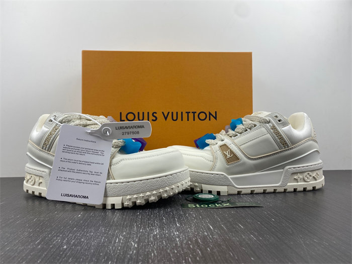 Luis Vitton LV Trainer Maxi White 1AB8RN
