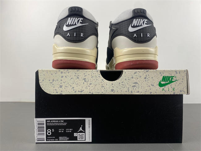 Air Jordan 4 RM “Black/Light Bone” RM  FQ7939-100